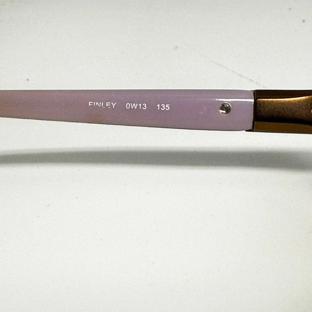 Kate Spade Finley 0W13 Eyeglasses Tortoise Purple Cat Eye Frames 135mm